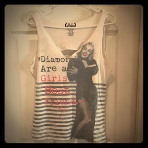 Marilyn Monroe Hollywood legends sleeveless tshirt